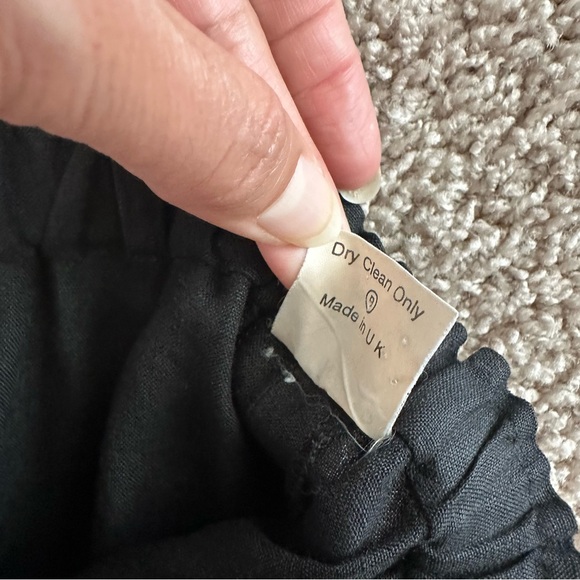 Shirin Guild Linen Skirt in Black Size Medium - Picture 10 of 10